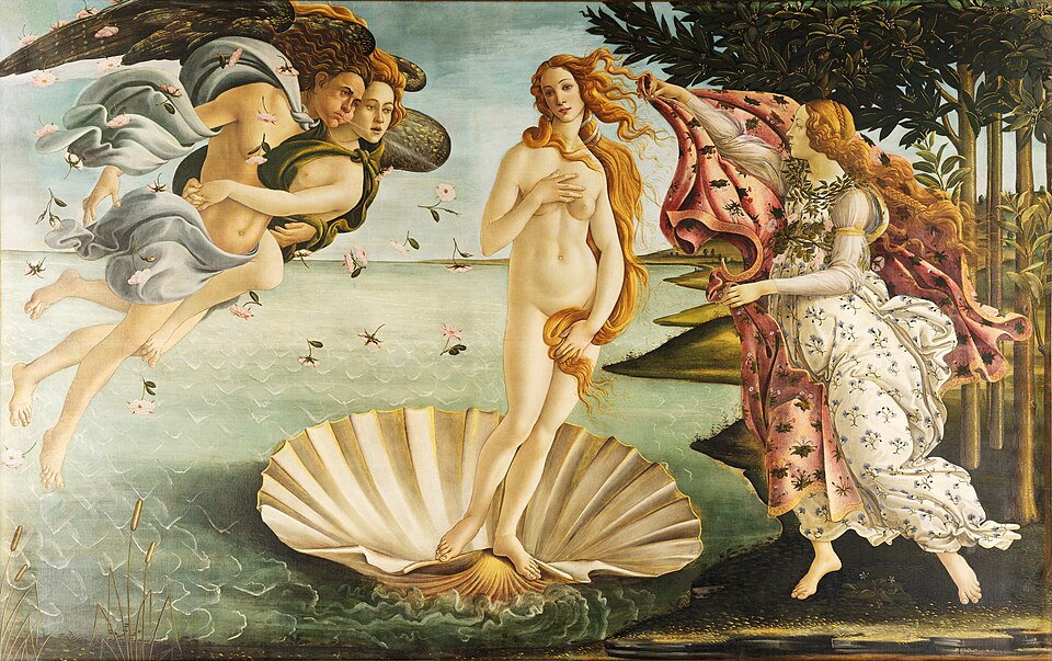 The Birth of Venus by Sandro Botticelli, Uffizi Gallery